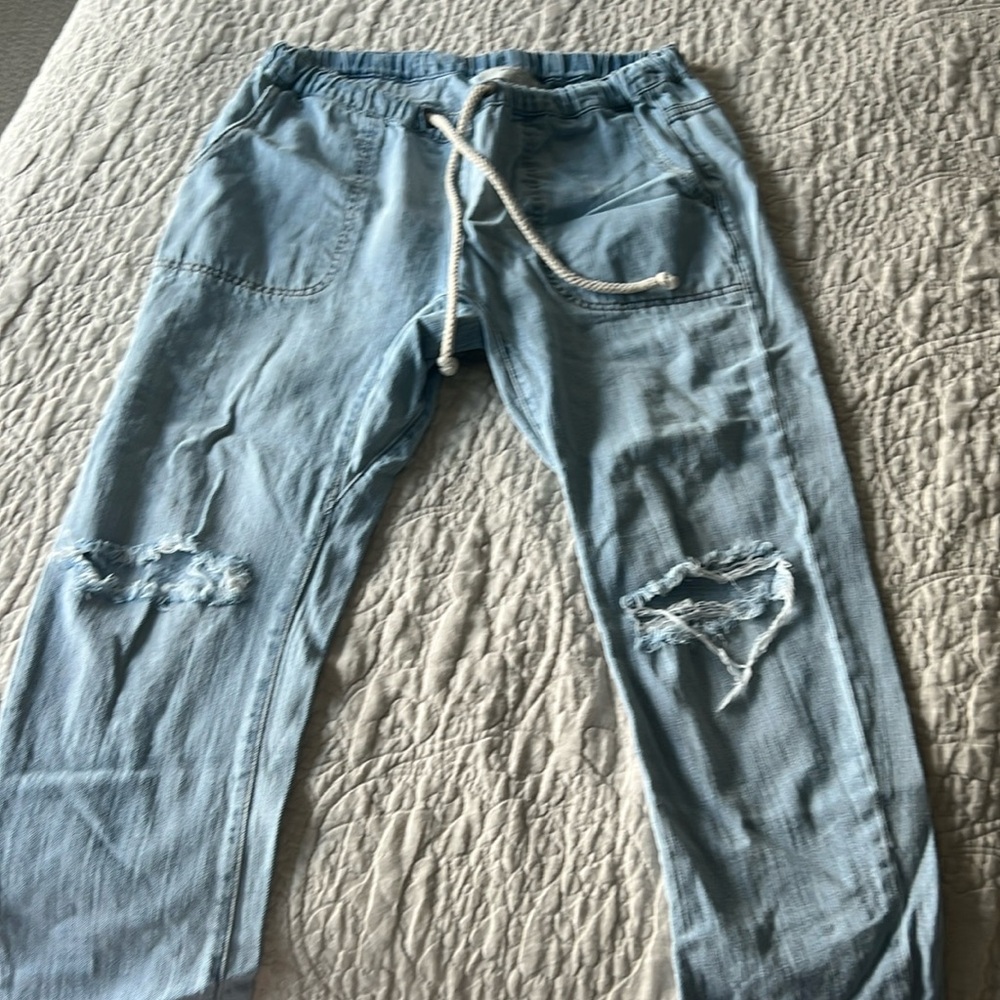One Teaspoon Shabbies Drawstring boyfriend jeans size M